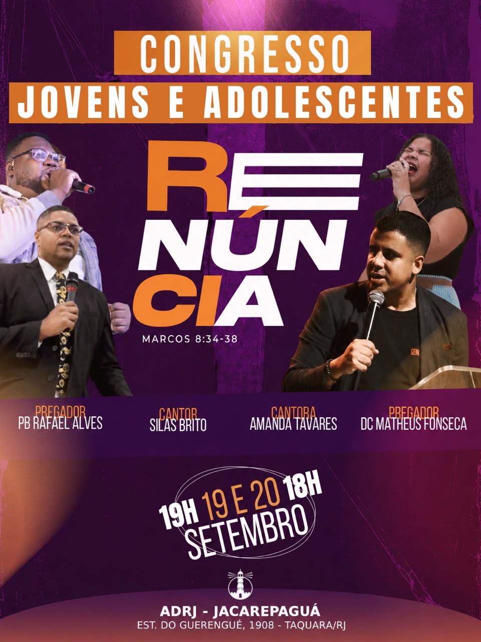 Congresso de Jovens e Adolescentes: Renúncia
